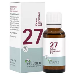 BIOCHEMIE Pflüger 27 Potassium bichromicum D 12 lodīšu, 15 g
