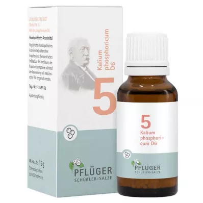 BIOCHEMIE Pflüger 5 Potassium phosphoricum D 6 lodītes, 15 g