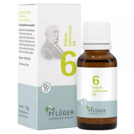 BIOCHEMIE Pflüger 6 Potassium sulfuricum D 6 globules, 15 g