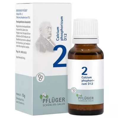 BIOCHEMIE Pflüger 2 Calcium phosphoricum D 12 Gl., 15 g BIOCHEMIE Pflüger 2 Calcium phosphoricum D 12 Gl., 15 g
