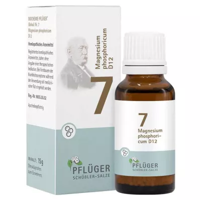 BIOCHEMIE Pflüger 7 Magnesium phosphoricum D 12 Gl, 15 g BIOCHEMIE Pflüger 7 Magnesium phosphoricum D 12 Gl, 15 g
