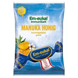 EM-EUKAL Konfektes ar manukas medus pildījumu, kas satur cukuru, 75 g