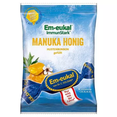 EM Eukal saldumi Manuka medus pildīts ar cukuru, 75 g