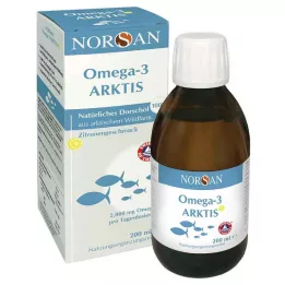 NORSAN Omega-3 Arctic ar D3 vitamīnu, 200 ml