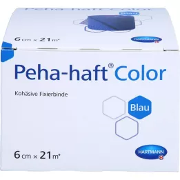 PEHA-HAFT Krāsu fiksācijas lente bez lateksa 6 cmx21 m, zila, 1 gab