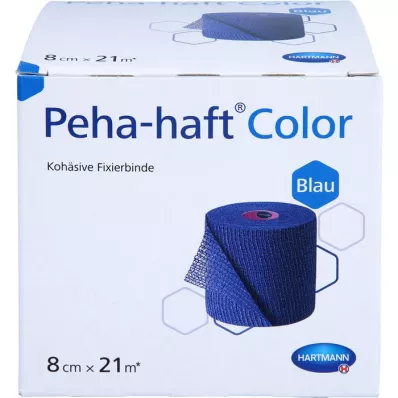 PEHA-HAFT Krāsu fiksācijas lente bez lateksa 8 cmx21 m, zila, 1 gab