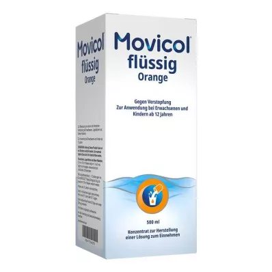 MOVICOL apelsīnu šķidrums, 500 ml