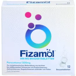 FIZAMOL 500 mg putojošas tabletes, 12 gab