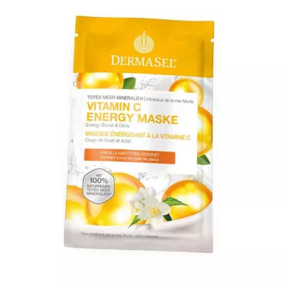 DERMASEL Nāves jūras C vitamīna enerģētiskā maska, 12 ml DERMASEL Nāves jūras C vitamīna enerģētiskā maska, 12 ml