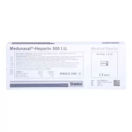 MEDUNASAL-Heparīns 500 I.U. ampulas, 10X5 ml