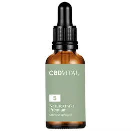 NATUREXTRAKT Premium 5% CBD eļļa, 30 ml