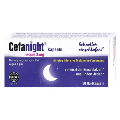 Cefanight intens 2 mg cietās kapsulas, 50 gab Cefanight intens 2 mg cietās kapsulas, 50 gab