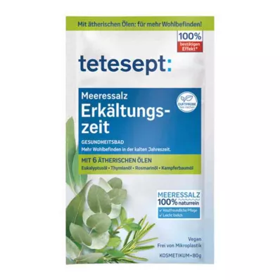TETESEPT Jūras sāls pret saaukstēšanos, 80 g TETESEPT Jūras sāls pret saaukstēšanos, 80 g