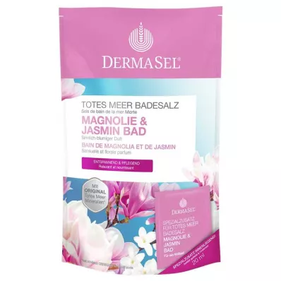 DERMASEL Nāves jūras vannas sāls magnolija & Jasmīns, 1 p DERMASEL Nāves jūras vannas sāls magnolija & Jasmīns, 1 p