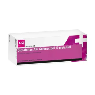 DICLOFENAC AbZ Pain Gel 10 mg/g, 100 g DICLOFENAC AbZ Pain Gel 10 mg/g, 100 g