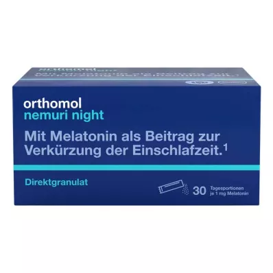 ORTHOMOL nemuri night direct granulas, 30 gab