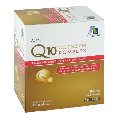 COENZYM Q10 100 mg kapsulas+vitamīni+minerālvielas, 240 gab