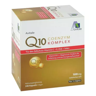 COENZYM Q10 100 mg kapsulas+vitamīni+minerālvielas, 240 gab COENZYM Q10 100 mg kapsulas+vitamīni+minerālvielas, 240 gab