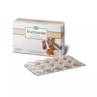 DIATRUW Plus kanēļa ekstrakta kapsulas, 60 kapsulas DIATRUW Plus kanēļa ekstrakta kapsulas, 60 kapsulas