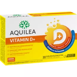 AQUILEA D+ vitamīna tabletes, 30 kapsulas