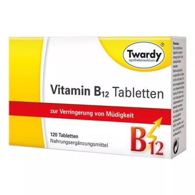 B12 vitamīna tabletes, 120 gab B12 vitamīna tabletes, 120 gab