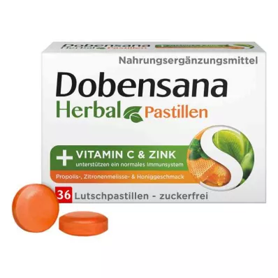 Dobensana Herbal Honey Vitamīni C & Cinka Pastila.(36 gab.) Dobensana Herbal Honey Vitamīni C & Cinka Pastila.(36 gab.)