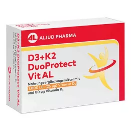 D3+K2 DuoProtect Vit AL 1000 I.U./80 µg kapsulas, 30 kapsulas
