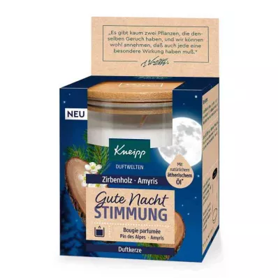 Kneipp Fragrance Worlds aromātiskās sveces Good Night Mood (145 g)