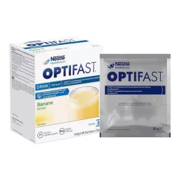 OPTIFAST Dzert banānu pulveris, 8X55 g