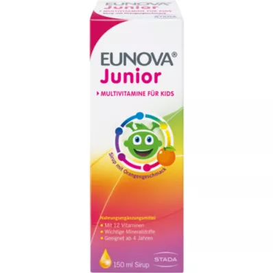 EUNOVA Apelsīnu aromāta sīrups Junior, 150 ml