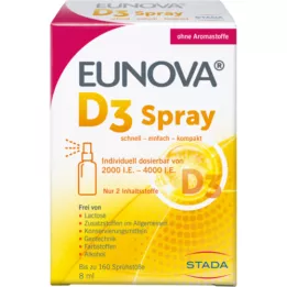 EUNOVA D3 vitamīna aerosols, 8 ml