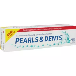 PEARLS &amp; DENTS Ekskluzīvā zobu pasta bez titāna dioksīda, 100 ml