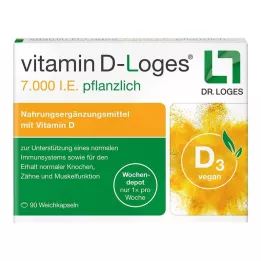 VITAMIN D-LOGES 7000 I.U. zāļu nedēļas noliktava, 90 gab