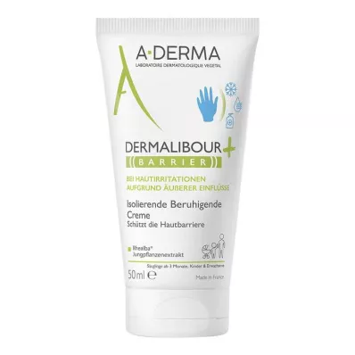A-DERMA DERMALIBOUR+ BARRIER izolācijas krēms, 50 ml A-DERMA DERMALIBOUR+ BARRIER izolācijas krēms, 50 ml