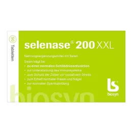 SELENASE 200 XXL tabletes, 90 gab