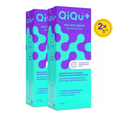 QiQu SOS SKIN REPAIR universāls gēls (2x5 ml) QiQu SOS SKIN REPAIR universāls gēls (2x5 ml)
