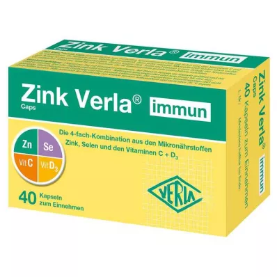 ZINK VERLA Imūnsistēmas Caps, 40 Caps ZINK VERLA Imūnsistēmas Caps, 40 Caps