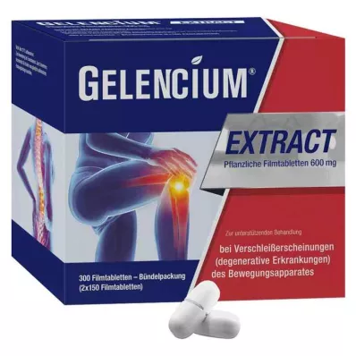 GELENCIUM EXTRACT zāļu apvalkotās tabletes, 2X150 gab GELENCIUM EXTRACT zāļu apvalkotās tabletes, 2X150 gab