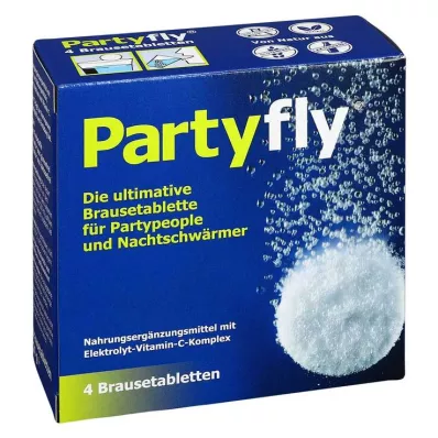 Partyfly putojošās tabletes, 4 gab Partyfly putojošās tabletes, 4 gab