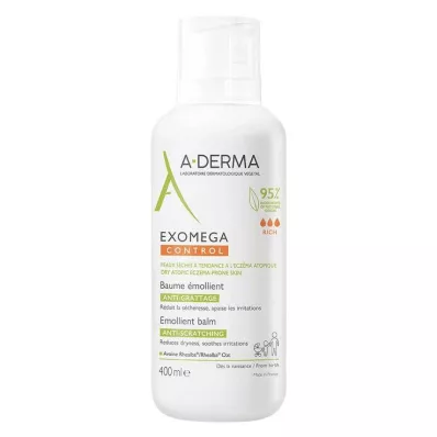 A-DERMA EXOMEGA CONTROL Attaukojošais balzams, 400 ml