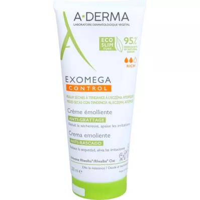 A-DERMA EXOMEGA CONTROL Mitrinošs krēms, 200 ml