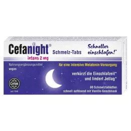 CEFANIGHT intens 2 mg emaljas tabletes, 60 gab