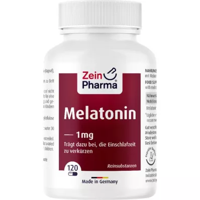 MELATONIN 1 mg kapsulas, 120 gab