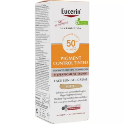 EUCERIN Sun Fluid Pigment Control medijs LSF 50+, 50 ml