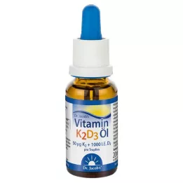 VITAMIN K2D3 eļļa Dr Jacobs, 20 ml