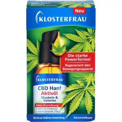 KLOSTERFRAU CBD Kaņepju aktīvā eļļa, 50 ml