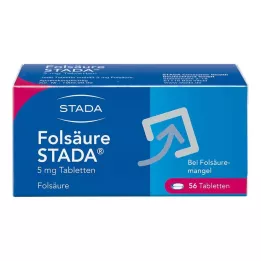 FOLSÄURE STADA 5 mg tabletes, 56 gab