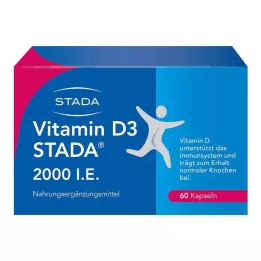 VITAMIN D3 STADA 2000 I.U. kapsulas, 60 gab