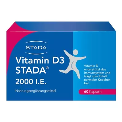 D3 vitamīns STADA 2000 SV kapsulas, 60 gab D3 vitamīns STADA 2000 SV kapsulas, 60 gab