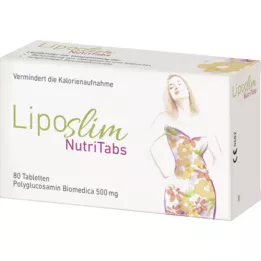 LIPOSLIM NutriTabs tabletes, 80 gab
